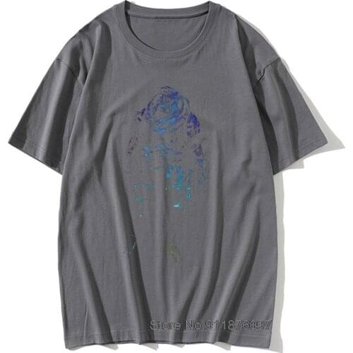 Mass Effect Garrus Space Gradient Men Tee Shirt Shepard Commander Bioware Wrex Space Mordin Game T Shirt for Male Custom