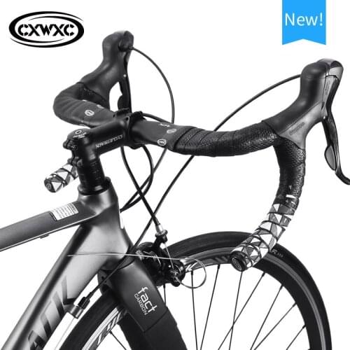 Bicycle non-slip handle belt road handlebar with non-slip breathable sweat-absorbent silicone with strap handlebar accessories