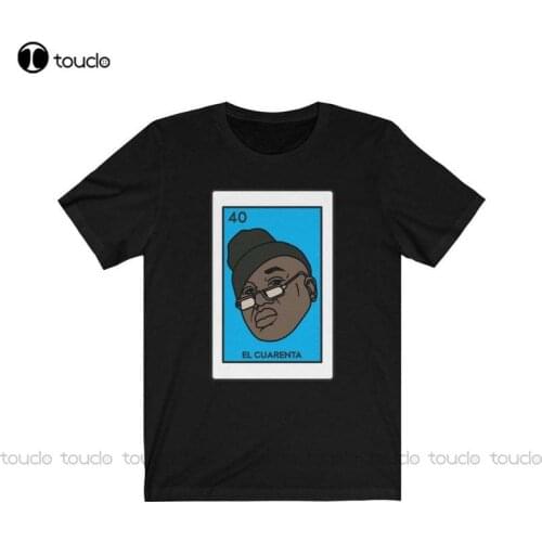 New El Cuarenta E-40 Bay Area Music San Francisco Oakland Loteria 2021 Unisex Jersey Short Sleeve Tee Cotton Tee Shirt