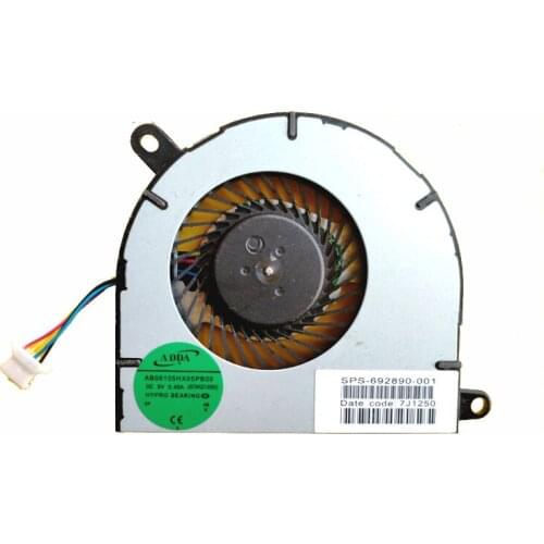 NEW ORIGINAL Laptop CPU Cooling Fan For HP XT 13 15 ENVY14-K 692890-001
