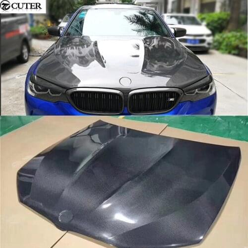 Original style F90 M5 G30 5 series Carbon Fiber Front Engine Hood Cover bonnet for BMW F90 M5 G30 540i 17-19
