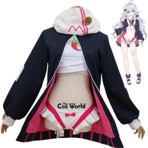 YouTuber VTuber Kagura Nana Sexy Maid Uniform Outfit Cosplay Costumes