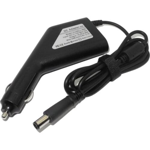 19.5V 4.62A Laptop Car DC Adapter Charger 90W Power for Dell Latitude D630 D800 D810 D820 D830 D631 D631N 5V2.1A USB Charger