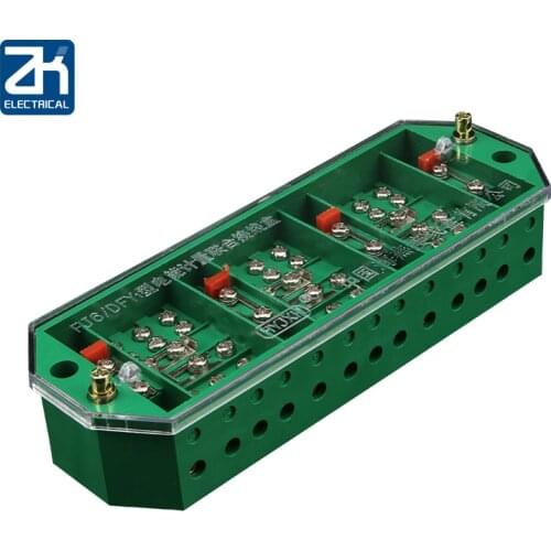 Green junction box of FJ6/DFY1 three phase four wire electric energy metering combined meter box