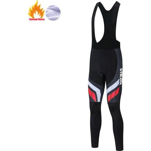 STRAVA Winter cycling trousers19D GEL Pad Pro Cycling Bib Pants MTB Bike Cycling Trousers Mountian Bike Bib Long Pants 2021