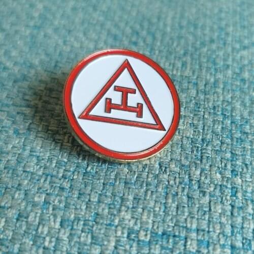 1" Royal Arch York Rite Masonic lapel pin