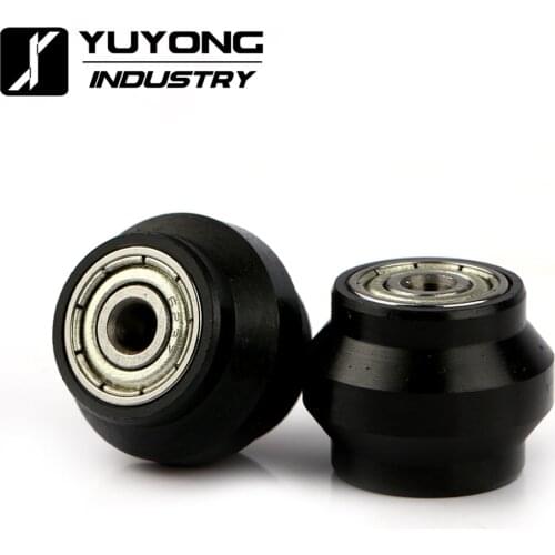 10sets/lot retail New listing Delrin dual 623 v roller precise CNC for T-slot Extrusion