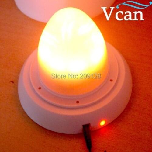 100% waterproof outdoor indoor rechargeable battery rgb remote control led lamp light