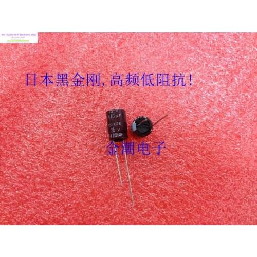 2020 hot sale 100PCS NIPPON 25V470UF 10*16 KZE series of high-frequency low-impedance crystal capacitance black FREE SHIPPING
