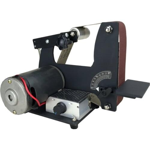 220V Electric Abrasive Belt Machine DIY Belt Sander Knife Sharpener Metal Polishing Machine 350W 0-7000RPM 610x50MM