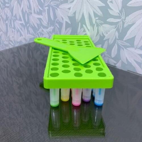 5g PP Lipstick Tube Filling Mold Tool, Filling Tray, a set of 50 Holes in Stock Suitable For Lipstick Tube and Push Plate