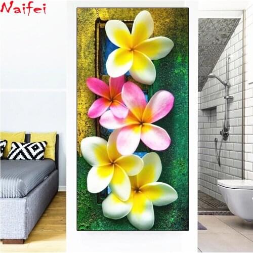 5d Diy Diamond Painting Flowers Diamond Embroidery Full Square Round Drill Red Blue Rose Peony Flower Rhinestone Mosaic Decor