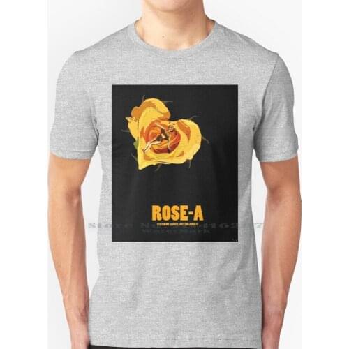 Rose - A T Shirt 100% Pure Cotton Kashmir Rose A Travelogue Kasper Eistrup American Beauty Denmark Dansk