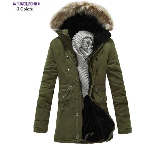 Good quality 2018 Winter New mens hooded long sleeve thick trench coats casual mens fleece warm outerwear fashion mens clothing