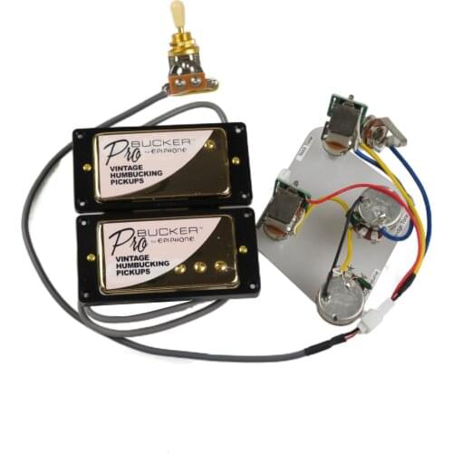 Humbucker Pickups Alnico 5 ProBucker Push/Pull Wiring Harness Electric Guitar Pickups For Gibson Epiphone