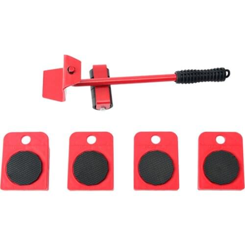 KKmoon Furniture Lifter Transport Tools Set Heavy Lifting Device with 4 Sliders Furniture Roller Moving Tool Up to 150KG/ 330LB