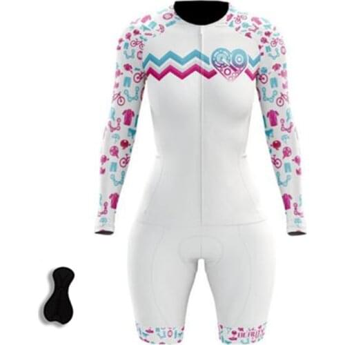 Jumpsuit tights running swimsuit Womens Triathlon Outdoor Cycling Jersey GO TO Cycling piece jersey Womens Triathlon Outdoor