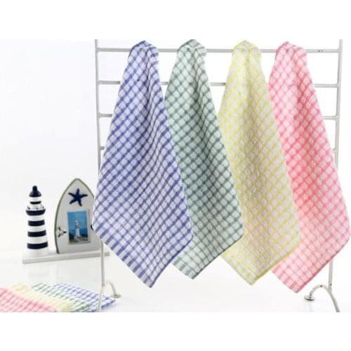 Kitchen Dish Towels Cotton Soft Microfibre Double-sided Absorbent Non-stick oil Wash Bowl Towels Kitchen Cleaning Cloth SN1352