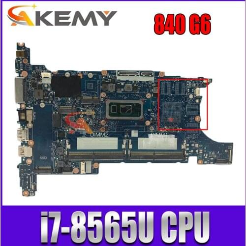 L62758-601 L62758-001 Laptop Motherboard For HP EliteBook 840 G6 With i7 8565U CPU Fully Tested