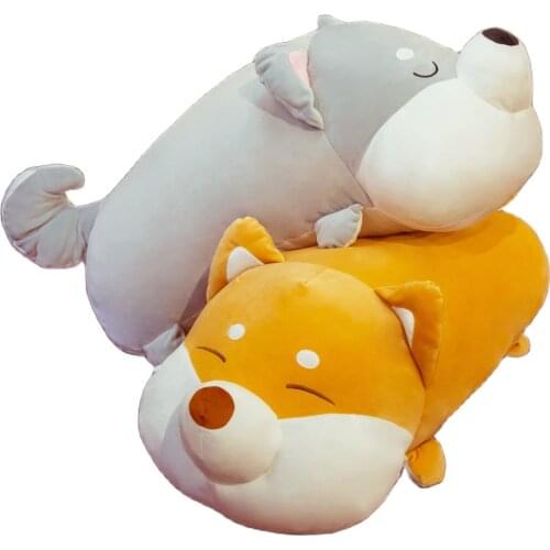 35/50/75/100cm Cute Fat Shiba Inu Dog Plush Toy Stuffed Soft Kawaii Animal Cartoon Pillow Lovely Gift for Kids Baby Good Quality
