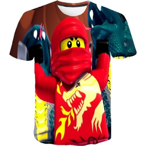 New Children T-Shirt Cartoon Legoing Ninja Game 3D Printed Graphics kids Summer Tops Vogue Harajuku Boys/Girls T shirt Clothing