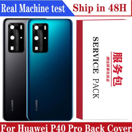 Original Back Housing Replacement for Huawei P40 Pro Back Cover Battery Glass with For Huawei P40 Pro Battery Cover