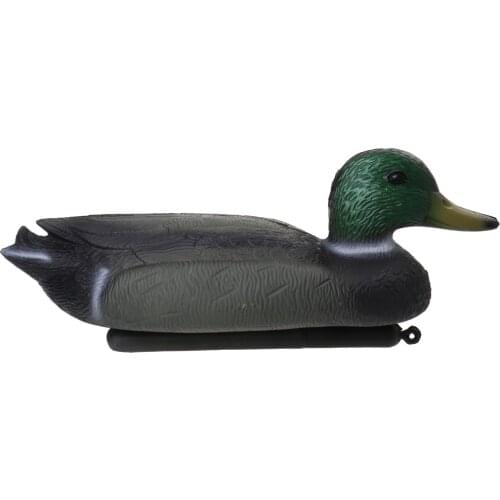 Durable Inflatable 3D Realistic Fishing Duck Decoy Drake with Floating Keel for Outdoor Camping Hunting Tactical Accessory