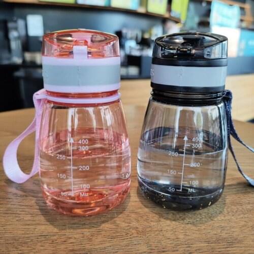 400ml Sports Water Bottle Outdoor Water Bottle Mini Plastic Portable Water Cup Drinkware Camping Bike Bottle Kitchen Tools