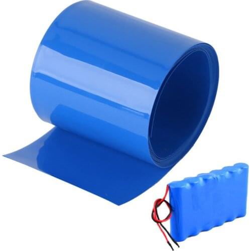 Lithium Battery Heat Shrink Tube Li-ion Wrap Skin 14500 18650 26650 PVC Shrinkable Tubing Film Tape Sleeves Electrical Insulatio