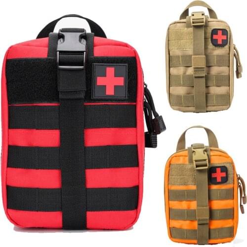 Outdoor Tactical Medical Bag Army Military First Aid Kits EDC Molle Pouch Emergency Hunting Camping Climbing Car Survival Bags