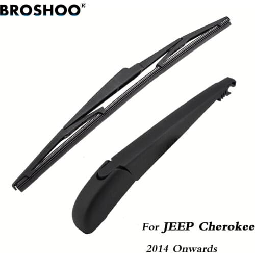 BROSHOO Car Rear Wiper Blades Back Windscreen Wiper Arm For JEEP Cherokee Hatchback (2014-) 355mm,Windshield Auto Styling