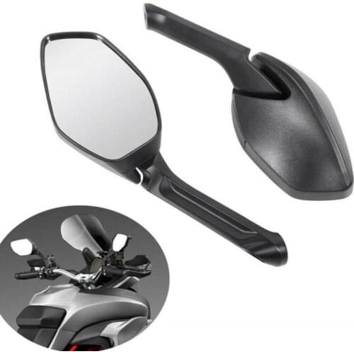 Motorcycle Black Rear View Mirror For Ducati Multistrada 1200 2015 Durable