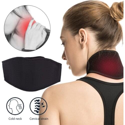 Health Care Neck Support Massager 1Pcs Tourmaline Self-heating Neck Belt Protection Spontaneous Heating Belt Body Massager