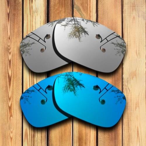 100% Precisely Cut Polarized Replacement Lenses for TwoFace Sunglasses Chrome & Blue Combine Options