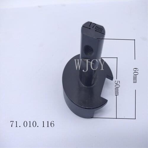 Free Shipping 5 pieces SM102 printing machinery Black replaced parts 71.010.116 size 50x60x17mm