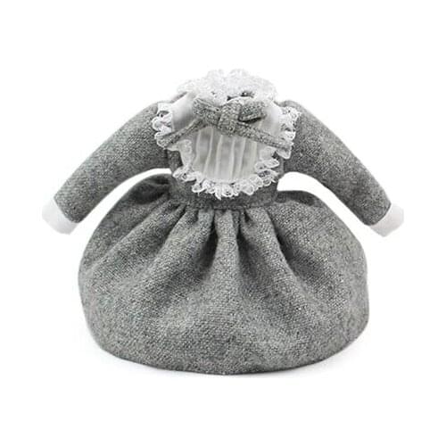 DBS Blyth ICY Factory 1/6 30cm BJD grey dress long sleeves lace gray bow doll girl toys gift