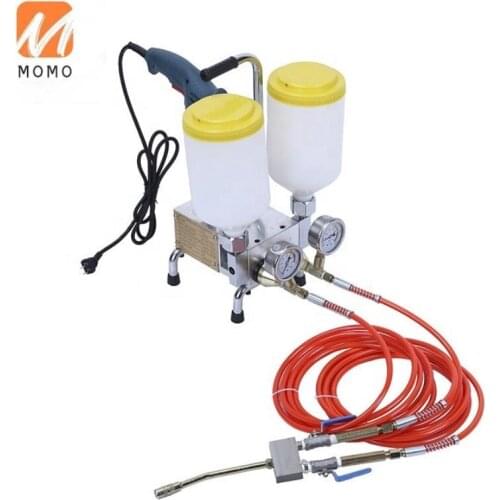 Double barrel components mini foam construction concrete repairing grouting injection machine