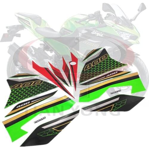 For NINJA400 ninja 400 Full Kit Sticker High Quality Whole Vehicle Motorcycle Bodywork Decal Racing Decorative Protector