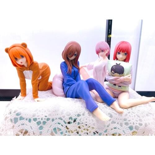 2021 Japanese original anime figure The Quintessential Quintuplets pajamas ver action figure collectible model toys for boys