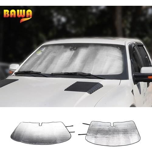 BAWA Sun Visor Mat For Ford F150 2009-2014 Sun Visor Anti UV Ray Sunshade Cover Accessories For Ford F150