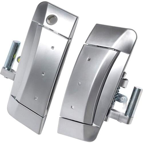 Left & Right Outside Exterior Door Handle Compatible with Nissan 350Z 03-09 80607-CD40B 80607-CD41E Replacement Parts Acc