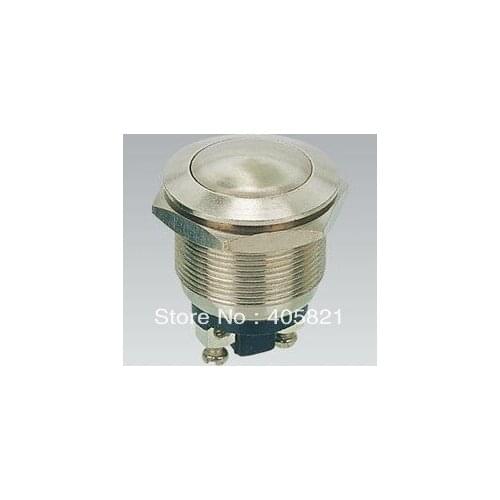 Metal Brass Push Button Switch PBS-28B 19MM without lock
