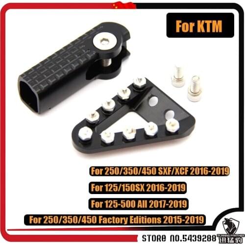 Motorcycle 2019 CNC Rear Brake Shifter Shift Lever Pedal Step Tip For Husqvarna TC125 FC250 FC350 FC450 2016 ALL 125-501 17-19