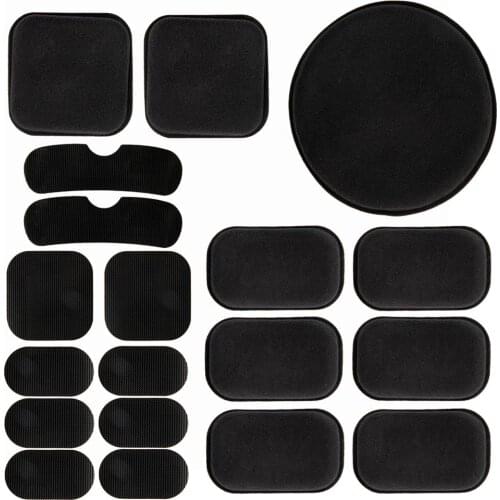 Helmet Pads 19PCS/Set Tactical Helmet Replacements Accessories Soft EVA Foam Insert Motorcycle Padding Kits Bicycle Bike Mats