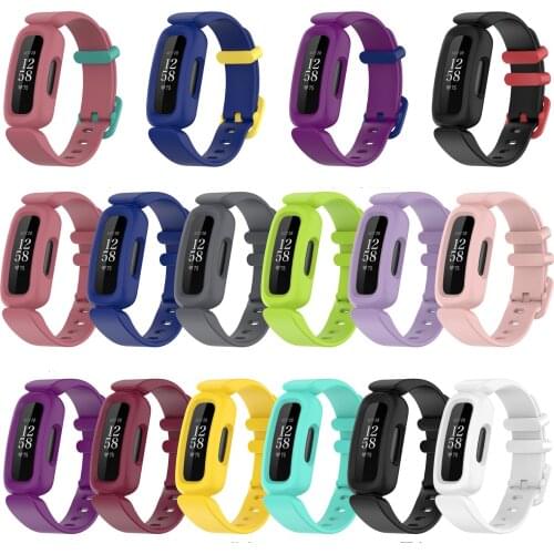 New Silicone Replacement Smart Watch Accessories For Fitibit Inspire 2 Sports Fashion Bracelet For Fitbit Ace 3 Wristband Strap