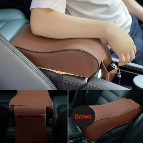 Car Armrest Pad For FIAT 500 Tipo Punto Freemont Cross Coroma Panda Idea Palio Fastback Fullback Strada