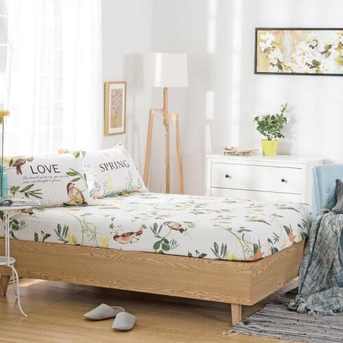 Child Bed Fitted Sheet Cotton Boy Girl Sheet Around Elastic BandKid Bedding Mattress Cover 120/180*200cm King Queen Single 1Pc