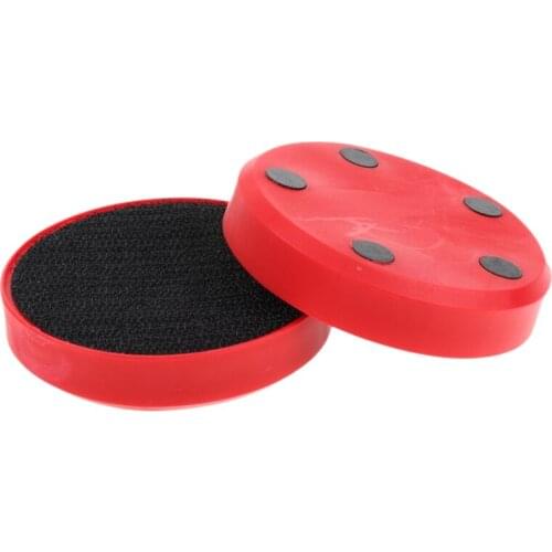 NEW-2Pcs Slider Block with Super Cool Sparks Flames for Skateboard Longboard Sliding Gloves Palm Puck Hand Protection