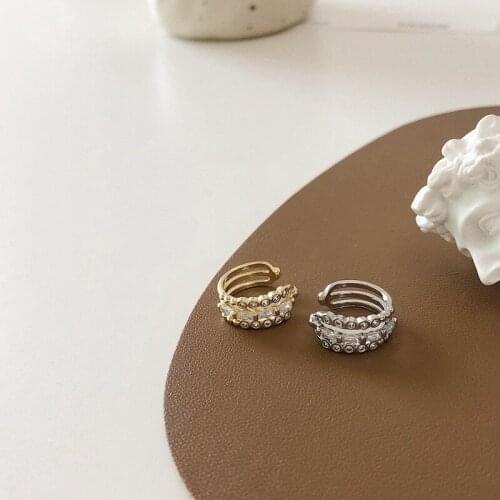 TIMEONLY French Multi Layering Cubic Zircon Hoop Earring for Women Girls Simple Charms Earrings Party Gifts Accessories Fashion