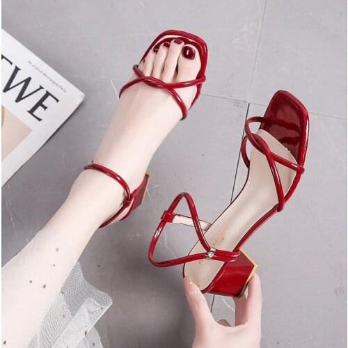 Fashion Women High Heels 2021 Summer Party Wedding Shoes Classics Non-slip Woman Sexy Ladies Sandalias